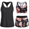 Pink Floral & Black