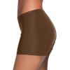 image:imageYonique Womens Swim Shorts Solid Tankini Bottoms Swimsuit BottomsAvailable in PlusBrown