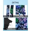 image:imageYonique Womens Blouson Tankini Top Only Loose Fit Swim Top No Bottom Modest SwimsuitPurple Blue Floral