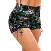 image:imageWomen Swim Shorts High Waisted Swimsuit Shorts Tummy Control Bathing Suit Bottom Plus Size BoyshortsTeal Floral
