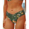 image:imageYonique Women Two Piece Bathing Suits Push Up Bikini Set Halter Swimsuit Vintage SwimwearGreen Floral