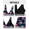 image:imageWomens Underwire Tankini Top Only  Tummy Control Bathing Suit Top Ruffle Swimsuit 2025 Colorful Floral XL
