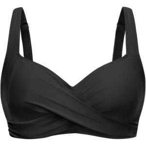 image:imageWomen Underwire Bikini Top  Push Up Swim Top Only 2025 Padded Swimsuit Bra Bathing Suit TopsBlack