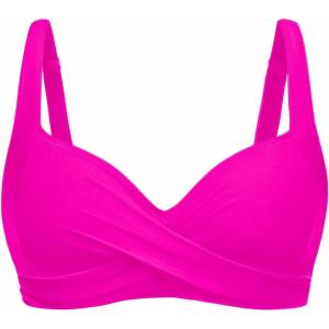 image:imageWomen Underwire Bikini Top  Push Up Swim Top Only 2025 Padded Swimsuit Bra Bathing Suit TopsPink