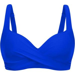 image:imageWomen Underwire Bikini Top  Push Up Swim Top Only 2025 Padded Swimsuit Bra Bathing Suit TopsRoyal Blue