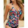 image:imageHalter Tankini Tops for Women  Tummy Control Swimsuit Top Only 2026 Push Up Bathing Suit Tank Top No BottomColorful Floral 02