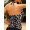image:imageHalter Tankini Tops for Women  Tummy Control Swimsuit Top Only 2026 Push Up Bathing Suit Tank Top No BottomColorful Paisley