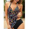 image:imageHalter Tankini Tops for Women  Tummy Control Swimsuit Top Only 2026 Push Up Bathing Suit Tank Top No BottomColorful Paisley