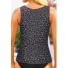 image:imageTankini Tops for Women  Tummy Control Swimsuit Top Only 2026 Modest Bathing Suit Tank Top No BottomBlack Leopard