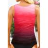 image:imageTankini Tops for Women  Tummy Control Swimsuit Top Only 2026 Modest Bathing Suit Tank Top No BottomRed Gradient