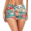 image:imageWomen Swim Shorts High Waisted Swimsuit Shorts Tummy Control Bathing Suit Bottom Plus Size BoyshortsStriped and Floral