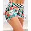 image:imageWomen Swim Shorts High Waisted Swimsuit Shorts Tummy Control Bathing Suit Bottom Plus Size BoyshortsStriped and Floral