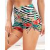 image:imageWomen Swim Shorts High Waisted Swimsuit Shorts Tummy Control Bathing Suit Bottom Plus Size BoyshortsStriped and Floral