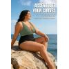 image:imageYonique Women Plus Size One Piece Swimsuit Tummy Control Bathing Suits Lace up Plunge SwimwearGreen and Black