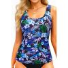 image:imageTankini Tops for Women  Tummy Control Swimsuit Top Only 2026 Modest Bathing Suit Tank Top No BottomFloral