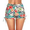 image:imageWomen Swim Shorts High Waisted Swimsuit Shorts Tummy Control Bathing Suit Bottom Plus Size BoyshortsStriped and Floral