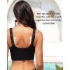 image:imageWomen Sports Bra Swimsuit Top  Crop Bikini Top Only Modest Bathing Suit 2025 Square Neck SwimwearBlack