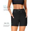 image:imageWomen Swim Board Shorts  5 High Waisted Bathing Suit Shorts with Pockets Tummy Control Swimsuit Bottom 2025 BoyshortsBlack