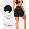 image:imageWomen Swim Board Shorts  5 High Waisted Bathing Suit Shorts with Pockets Tummy Control Swimsuit Bottom 2025 BoyshortsBlack