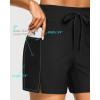 image:imageWomen Swim Board Shorts  5 High Waisted Bathing Suit Shorts with Pockets Tummy Control Swimsuit Bottom 2025 BoyshortsBlack