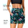 image:imageWomen Swim Board Shorts  5 High Waisted Bathing Suit Shorts with Pockets Tummy Control Swimsuit Bottom 2025 BoyshortsTropic Leaves