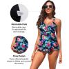 image:imageWomen Underwire Tankini Top  Flowy Swimsuit Top Only Push Up Twist Bathing Suit No Bottom 2026Colorful Floral