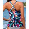 image:imageWomen Underwire Tankini Top  Flowy Swimsuit Top Only Push Up Twist Bathing Suit No Bottom 2026Colorful Floral