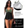 image:imageWomen Underwire Tankini Top  Flowy Swimsuit Top Only Push Up Twist Bathing Suit No Bottom 2026Olive Green