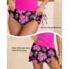 image:imageYonique 2 Piece Swimsuits for Women Halter Tankini Top with Skirt Bottom Tummy Control Bathing SuitPink Floral 1