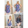 image:imageYonique Plus Size Swim Dress  One Piece Swimsuit for Women Tummy Control Bathing Suit Modest Skirted Swimwear 2026Hot Pink