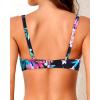 image:imageWomen Underwire Bikini Top  2025 Push Up Swimsuit Tops Padded Bra Bathing SuitColorful Black Floral