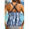 image:imageYonique Modest Tankini Tops for Women  Loose Fit Swim Tops No BottomBlue Tie Dye
