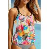 image:imageYonique Modest Tankini Tops for Women  Loose Fit Swim Tops No BottomColorful Floral