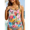 image:imageYonique Modest Tankini Tops for Women  Loose Fit Swim Tops No BottomColorful Floral