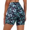 image:imageYonique Womens Swim Shorts High Waisted Swim Bottoms Tummy Control Bathing Suit Bottom Boy ShortsAvailable in PlusAqua Flower