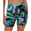 image:imageYonique Womens Swim Shorts High Waisted Swim Bottoms Tummy Control Bathing Suit Bottom Boy ShortsAvailable in PlusTropic Leaves