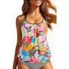image:imageYonique Modest Tankini Tops for Women  Loose Fit Swim Tops No BottomColorful Floral