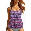 image:imageYonique Modest Tankini Tops for Women  Loose Fit Swim Tops No BottomPink Tribal