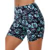 image:imageYonique Womens Swim Shorts High Waisted Swim Bottoms Tummy Control Bathing Suit Bottom Boy ShortsAvailable in PlusAqua Flower