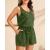 image:imageYonique Terry Cloth Cover Ups  Hooded Cotton Swim Sun Coverup with Zipper Pockets Beach SwimsuitsArmy Green1