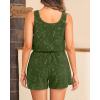 image:imageYonique Terry Cloth Cover Ups  Hooded Cotton Swim Sun Coverup with Zipper Pockets Beach SwimsuitsArmy Green1