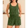 image:imageYonique Terry Cloth Cover Ups  Hooded Cotton Swim Sun Coverup with Zipper Pockets Beach SwimsuitsArmy Green1