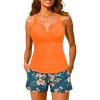 Orange Floral