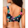 image:imageWomen Sport Bra Swimsuit Top  Swim Bra Bikini Top Only Scoop Neck Bathing Top 2025 SwimwearFloral