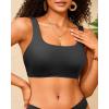 image:imageWomen Sport Bra Swimsuit Top  Swim Bra Bikini Top Only Scoop Neck Bathing Top 2025 SwimwearUnderwire Black