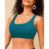 image:imageWomen Sport Bra Swimsuit Top  Swim Bra Bikini Top Only Scoop Neck Bathing Top 2025 SwimwearUnderwire Teal
