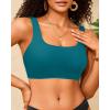 image:imageWomen Sport Bra Swimsuit Top  Swim Bra Bikini Top Only Scoop Neck Bathing Top 2025 SwimwearUnderwire Teal