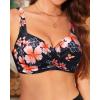 image:imageWomen Underwire Bikini Top  2025 Push Up Swimsuit Tops Padded Bra Bathing SuitPink  Floral
