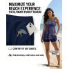 image:imageYonique Bandeau Tankini with Shorts  Strapless Two Piece Swimsuit with Pockets Flowy Bathing Suit 2026 SwimwearStarry Sky