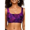 Underwire Purple Leaves